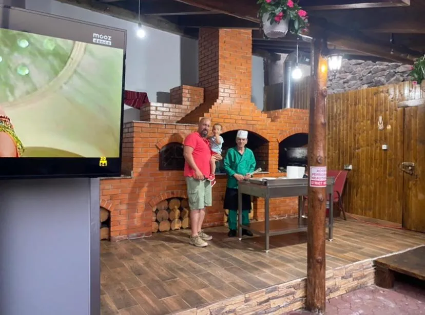 Zona de grătar din restaurant